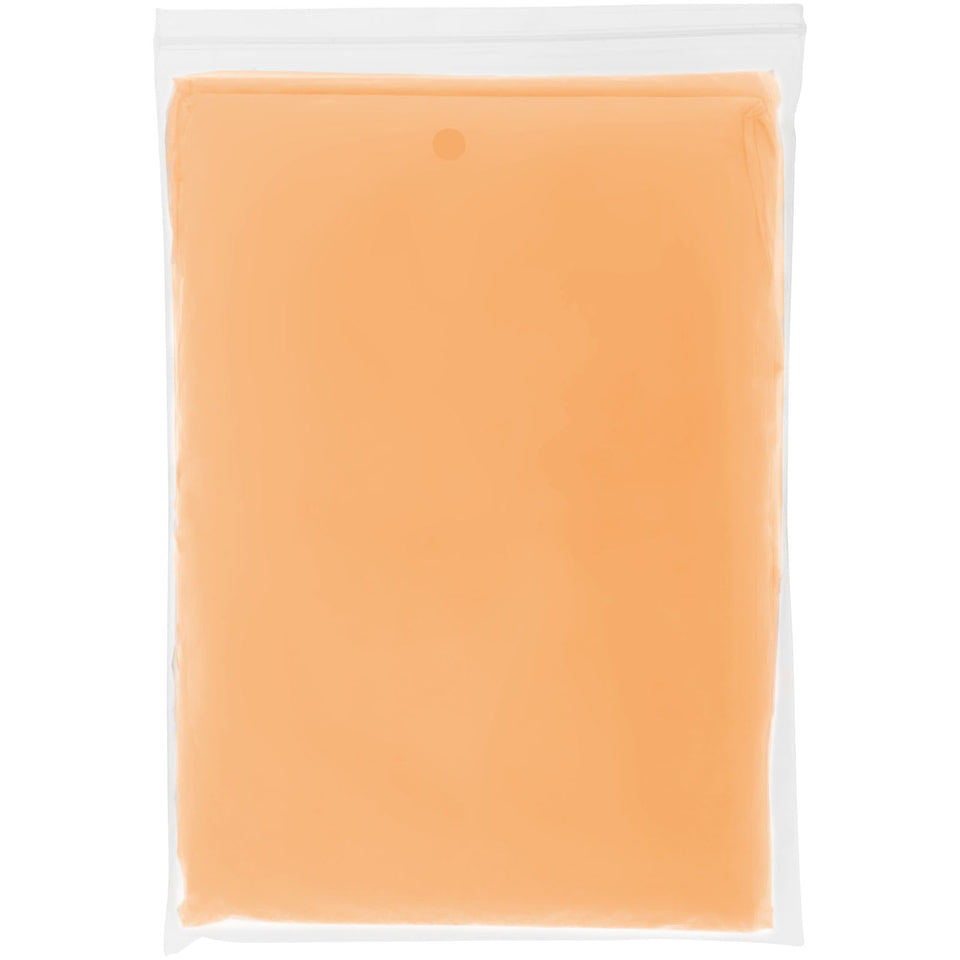 Poncho impermeabile monouso Ziva con custodia personalizzato con logo - Pubblienne