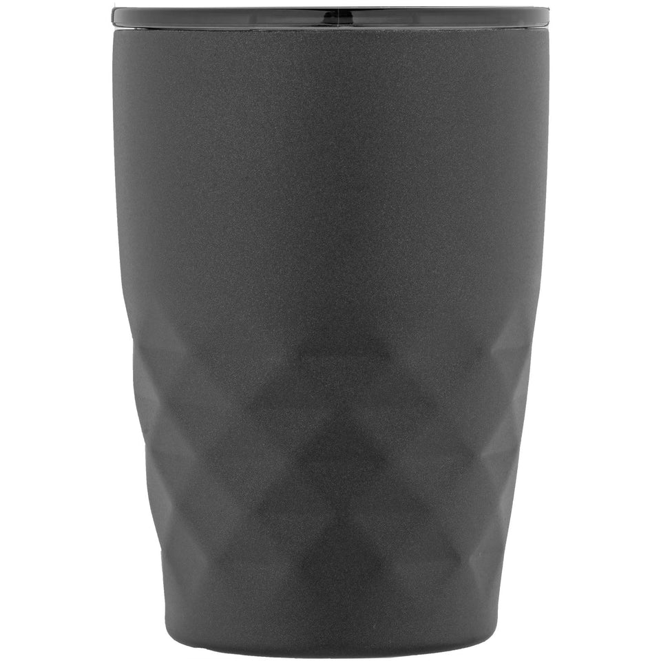 Bicchiere termico con isolamento sottovuoto Geo da 350 ml personalizzato con logo - Pubblienne
