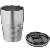 Bicchiere termico con isolamento sottovuoto Geo da 350 ml personalizzato con logo - Pubblienne