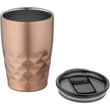 Bicchiere termico con isolamento sottovuoto Geo da 350 ml personalizzato con logo - Pubblienne