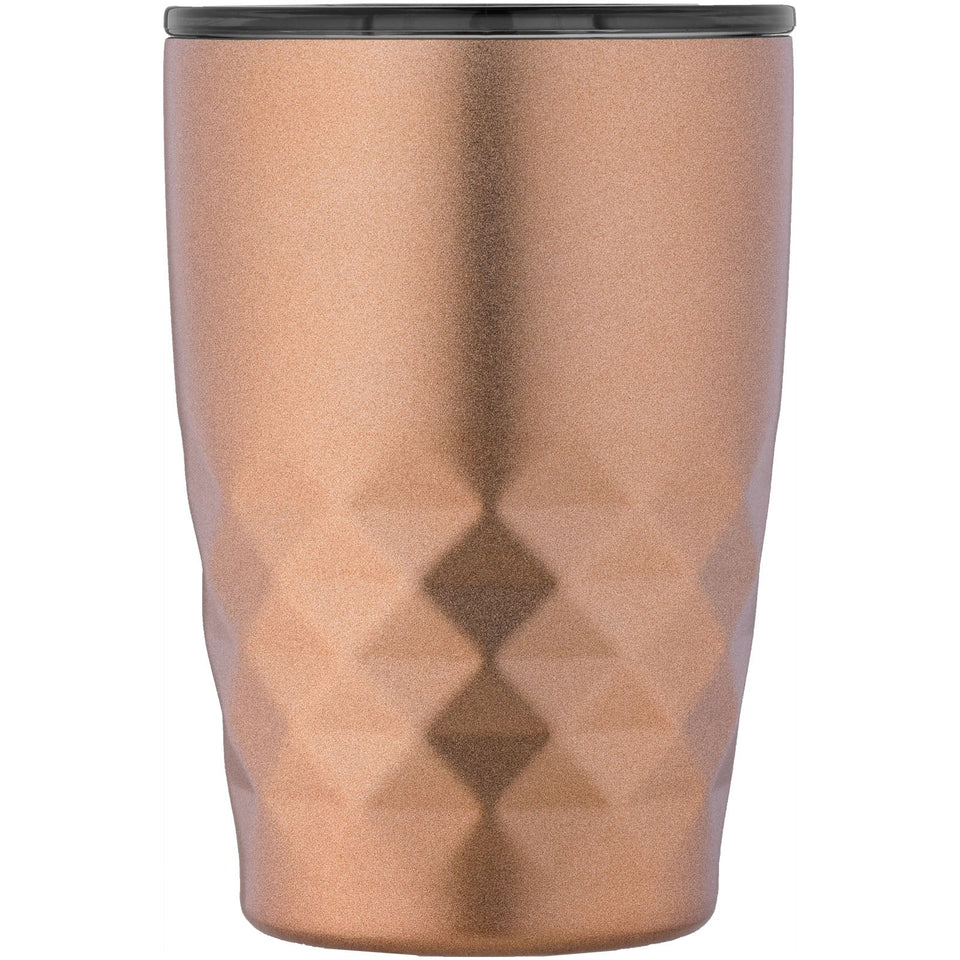 Bicchiere termico con isolamento sottovuoto Geo da 350 ml personalizzato con logo - Pubblienne