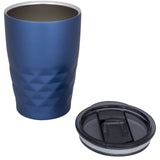Bicchiere termico con isolamento sottovuoto Geo da 350 ml personalizzato con logo - Pubblienne
