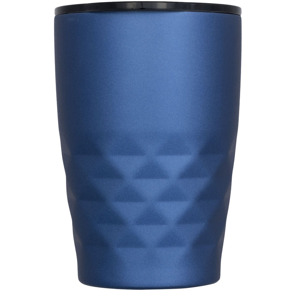 Bicchiere termico con isolamento sottovuoto Geo da 350 ml personalizzato con logo - Pubblienne