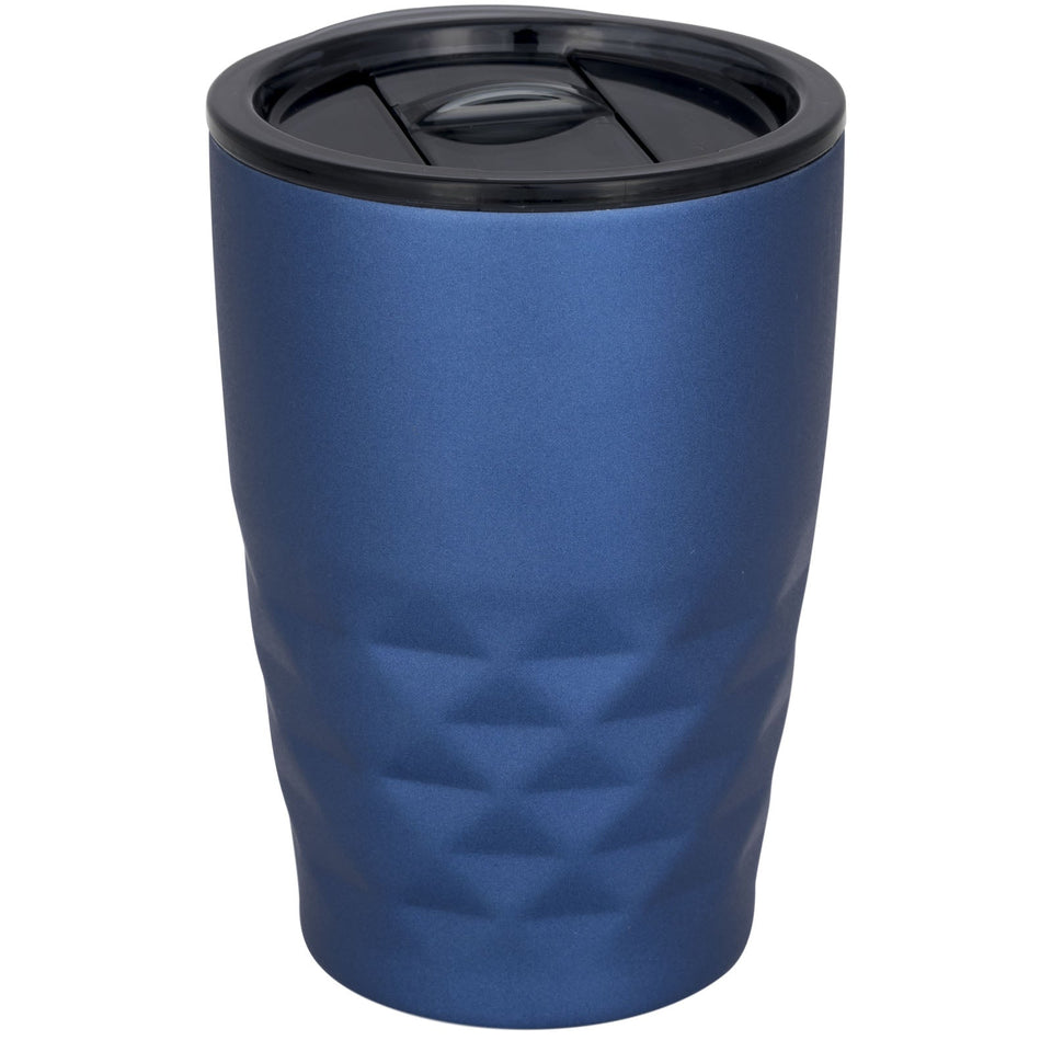 Bicchiere termico con isolamento sottovuoto Geo da 350 ml personalizzato con logo - Pubblienne
