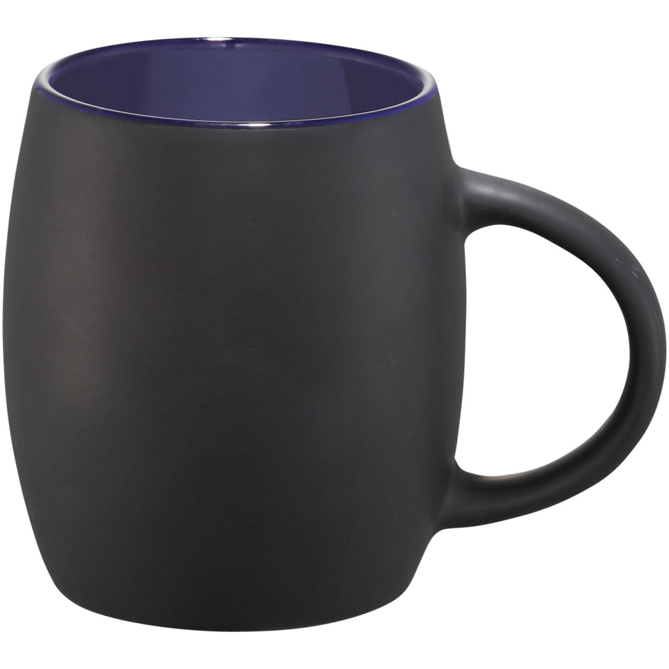 Tazza in ceramica Heart con coperchio in legno da 400 ml personalizzato con logo - Pubblienne