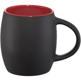 Tazza in ceramica Heart con coperchio in legno da 400 ml personalizzato con logo - Pubblienne