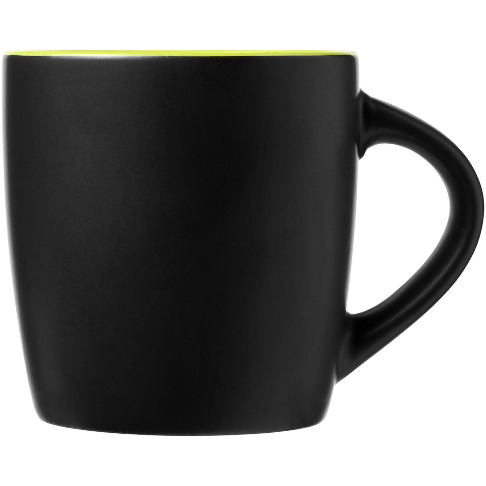 Tazza in ceramica Riviera da 340 ml personalizzato con logo - Pubblienne