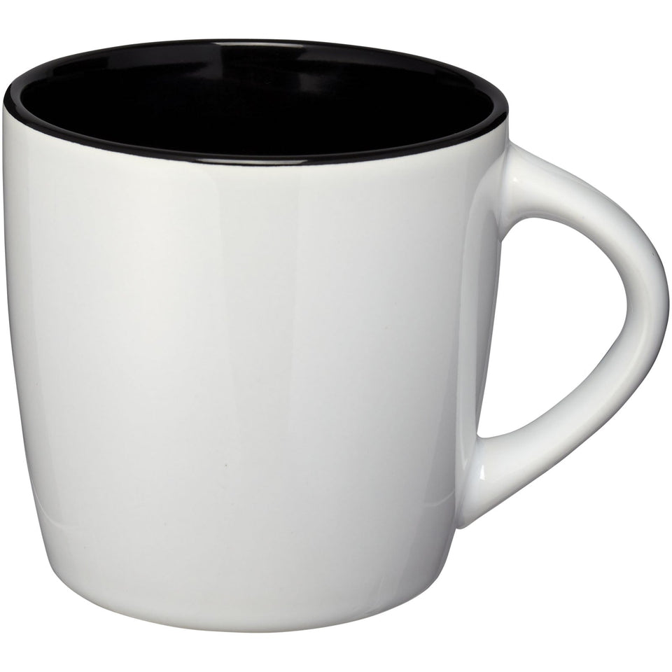 Tazza in ceramica Aztec da 340 ml personalizzato con logo - Pubblienne