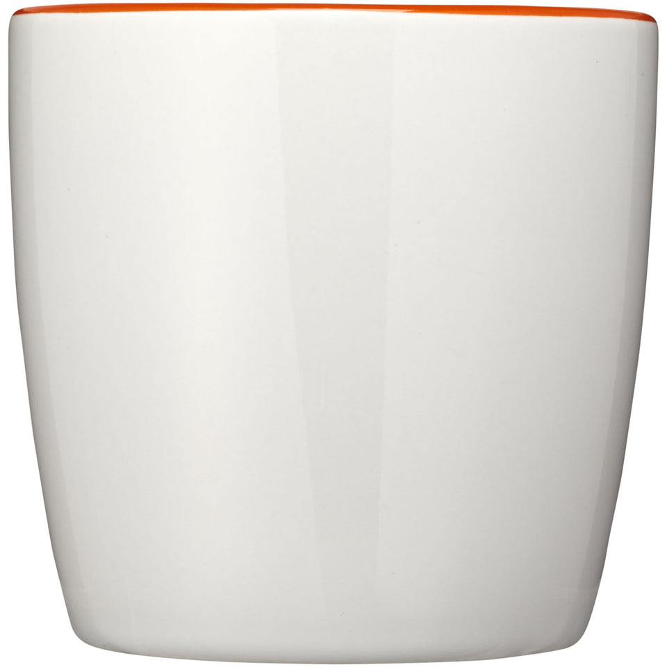 Tazza in ceramica Aztec da 340 ml personalizzato con logo - Pubblienne
