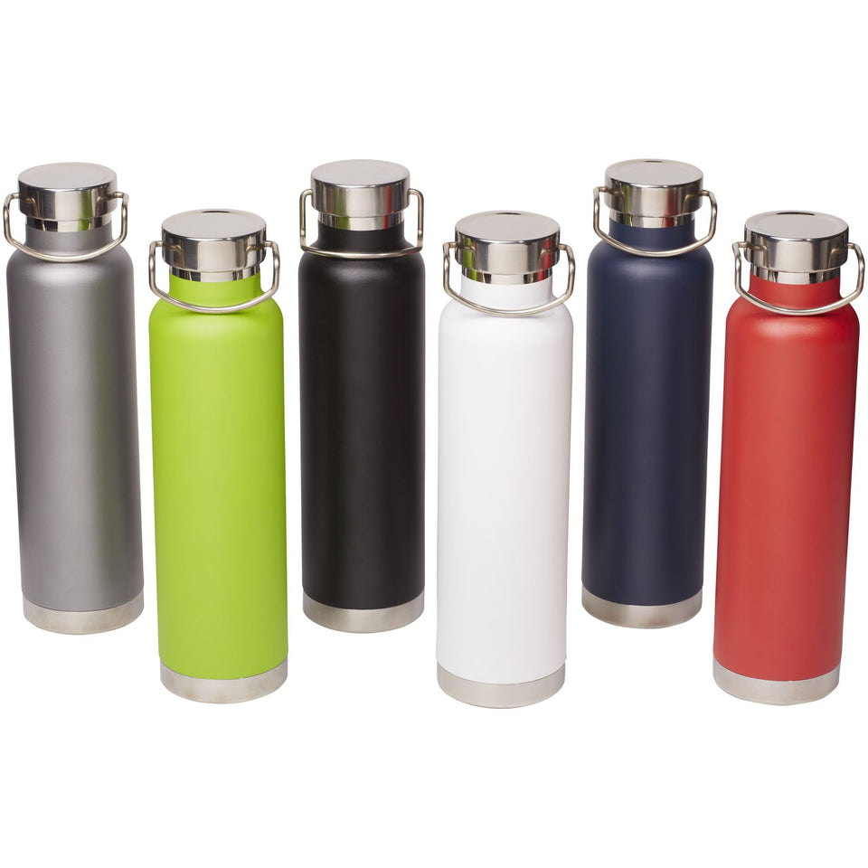 Bottiglia Thor con isolamento sottovuoto in rame da 650 ml personalizzato con logo - Pubblienne