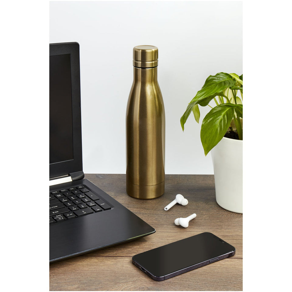 Borraccia termica con isolamento sottovuoto in rame da 500 ml Vasa personalizzato con logo - Pubblienne