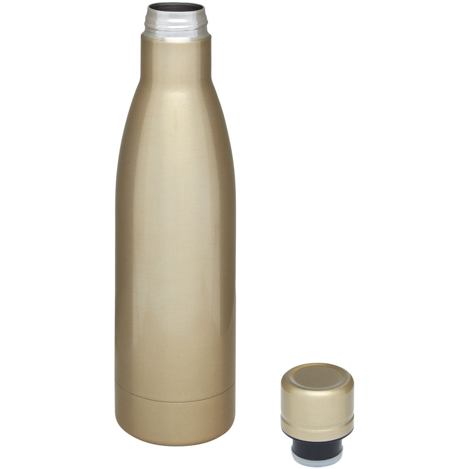 Borraccia termica con isolamento sottovuoto in rame da 500 ml Vasa personalizzato con logo - Pubblienne