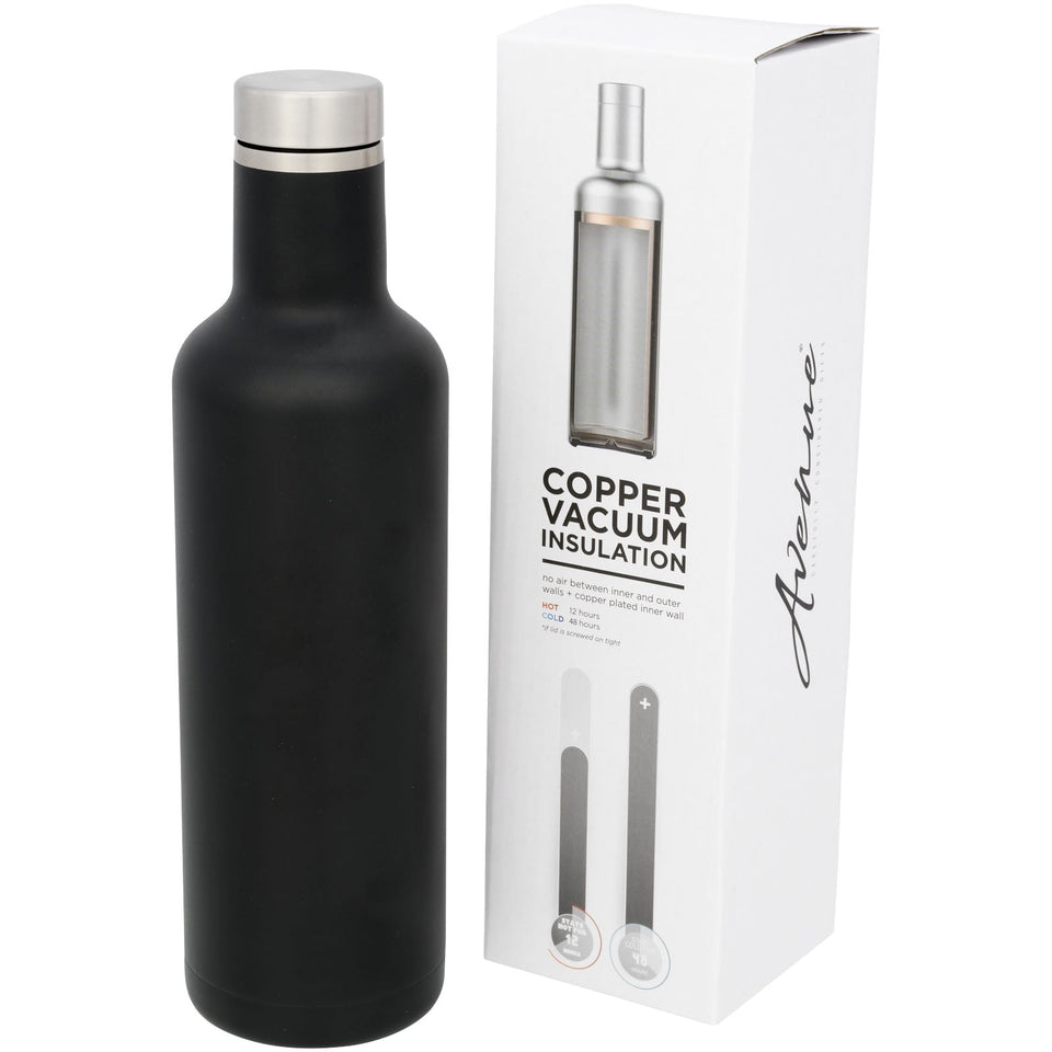 Bottiglia termica Pinto con isolamento sottovuoto in rame da 750 ml personalizzato con logo - Pubblienne