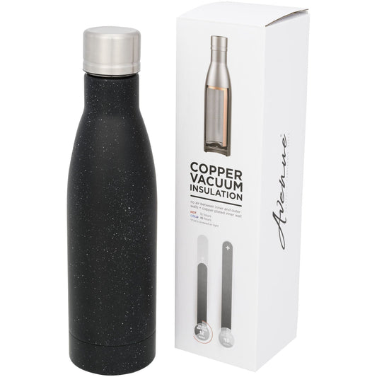 Borraccia termica con isolamento sottovuoto in rame screziata da 500 ml Vasa personalizzato con logo - Pubblienne