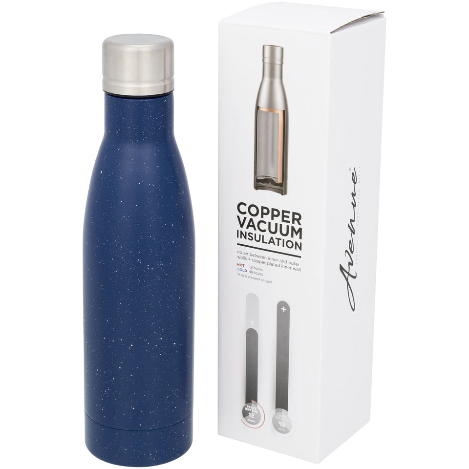 Borraccia termica con isolamento sottovuoto in rame screziata da 500 ml Vasa personalizzato con logo - Pubblienne