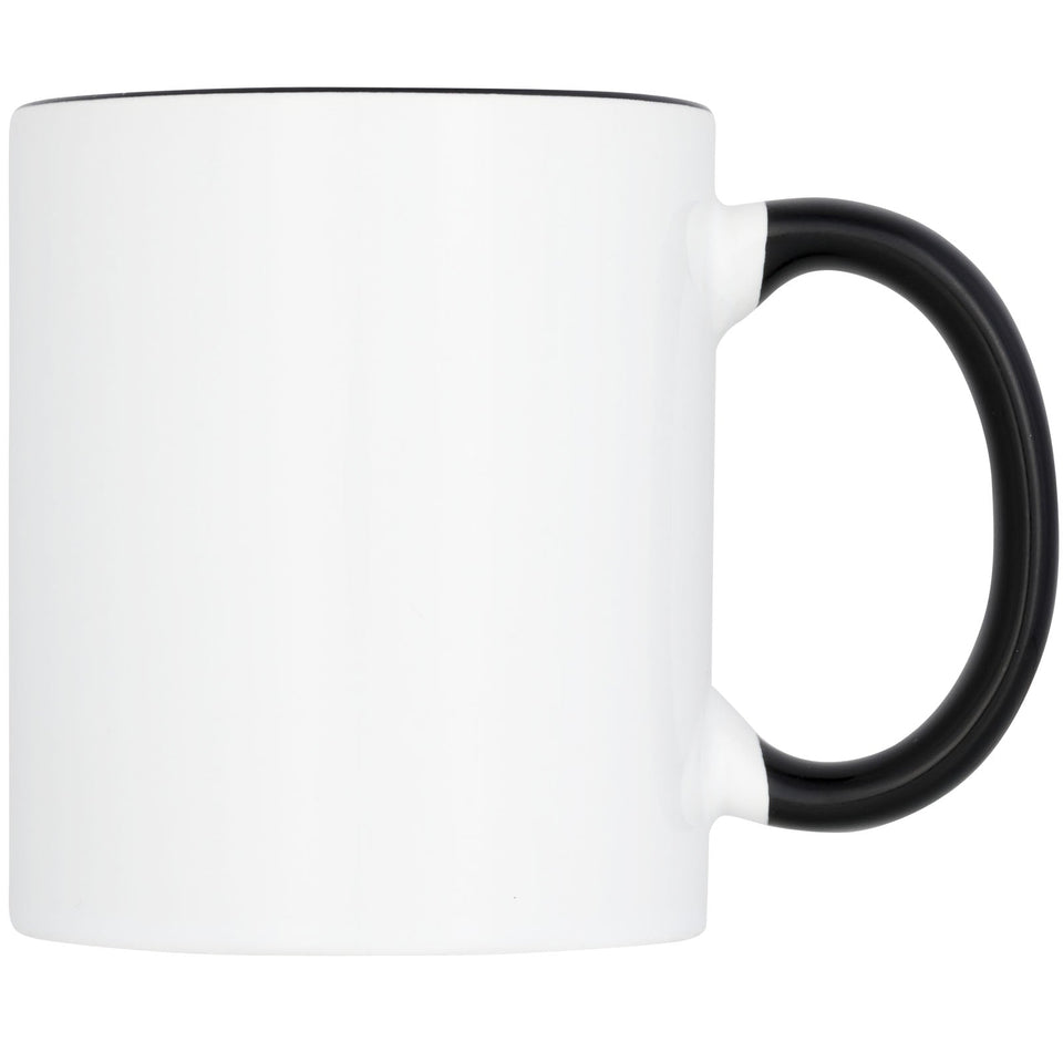 Tazza Pix in ceramica colorata per sublimazione da 330 ml personalizzato con logo - Pubblienne