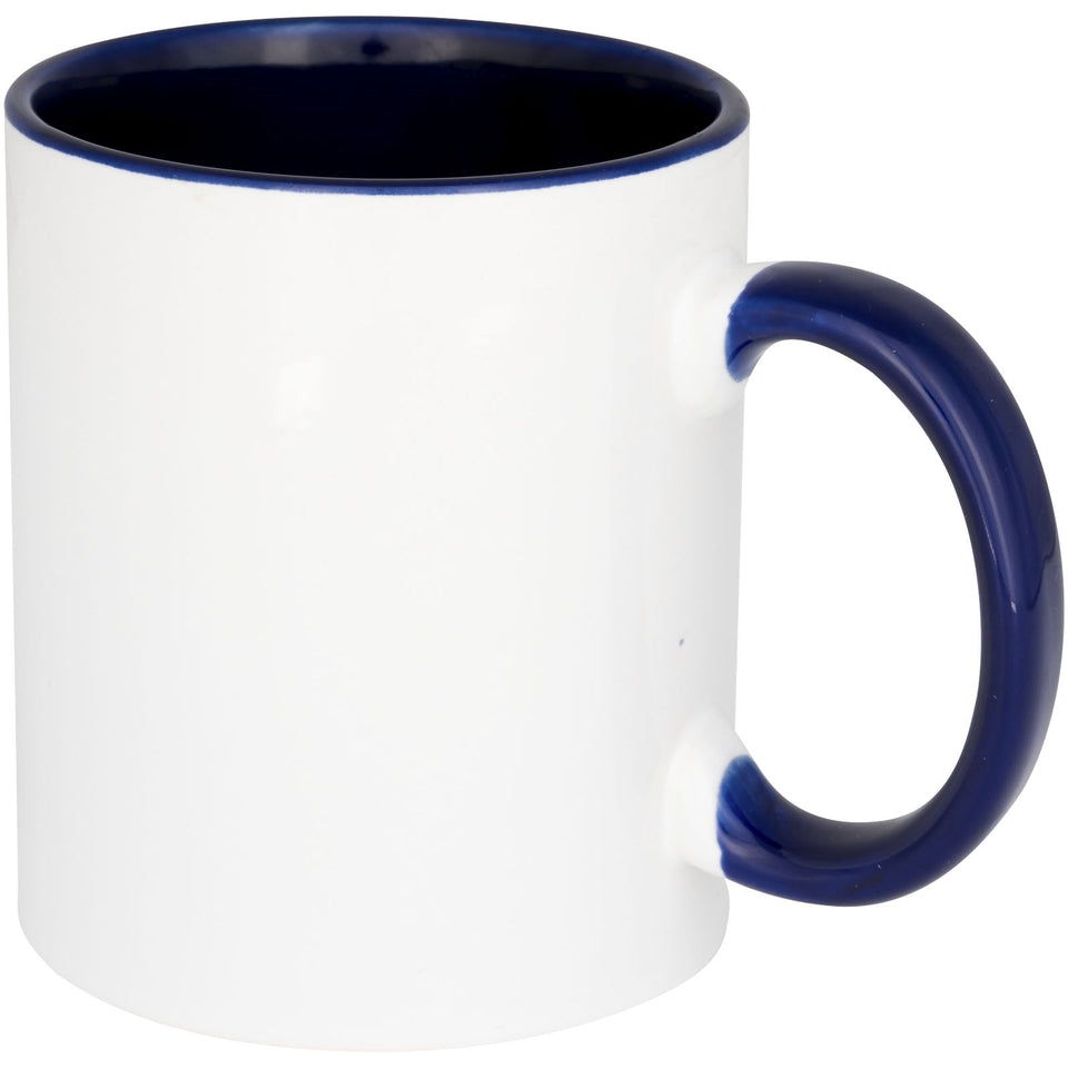 Tazza Pix in ceramica colorata per sublimazione da 330 ml personalizzato con logo - Pubblienne