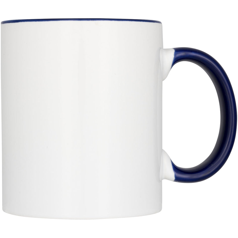 Tazza Pix in ceramica colorata per sublimazione da 330 ml personalizzato con logo - Pubblienne