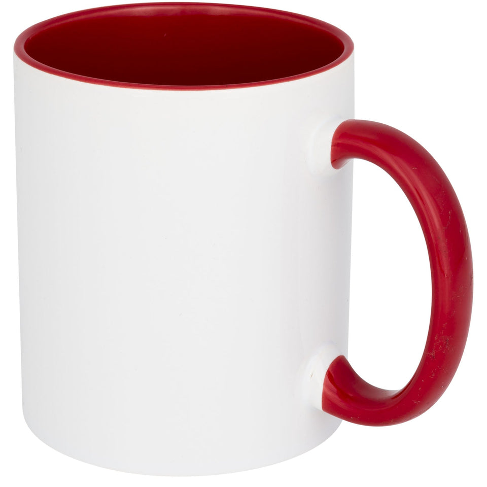Tazza Pix in ceramica colorata per sublimazione da 330 ml personalizzato con logo - Pubblienne