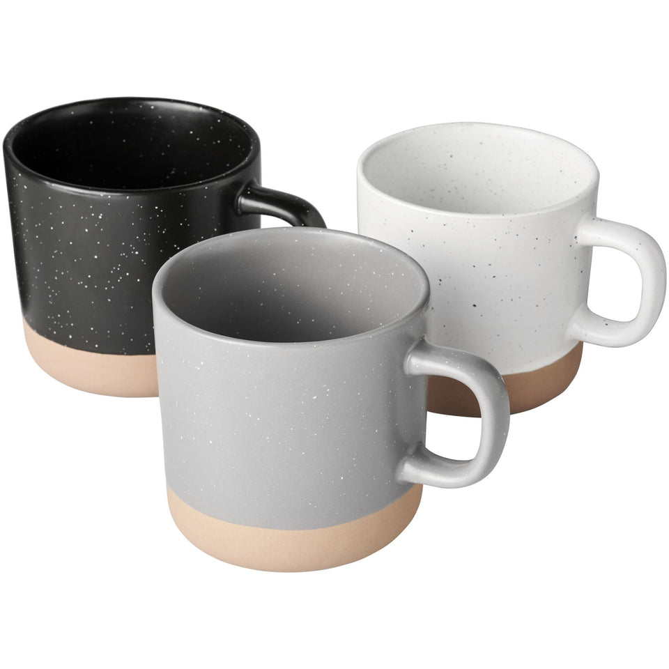 Tazza Pascal in ceramica da 360 ml personalizzato con logo - Pubblienne