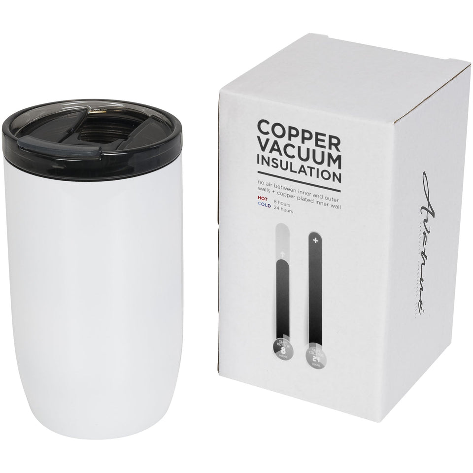 Bicchiere termico Lagom con isolamento sottovuoto in rame da 380 ml personalizzato con logo - Pubblienne