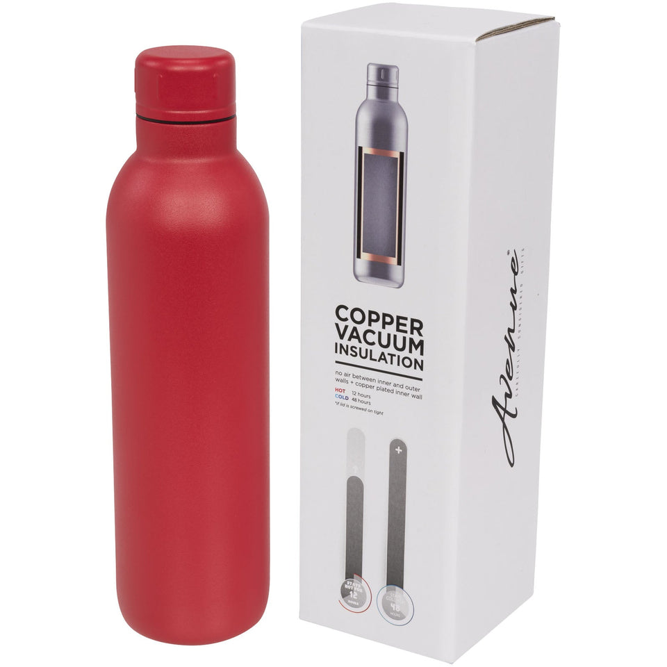 Borraccia sportiva termica Odin con isolamento sottovuoto in rame da 510 ml personalizzato con logo - Pubblienne