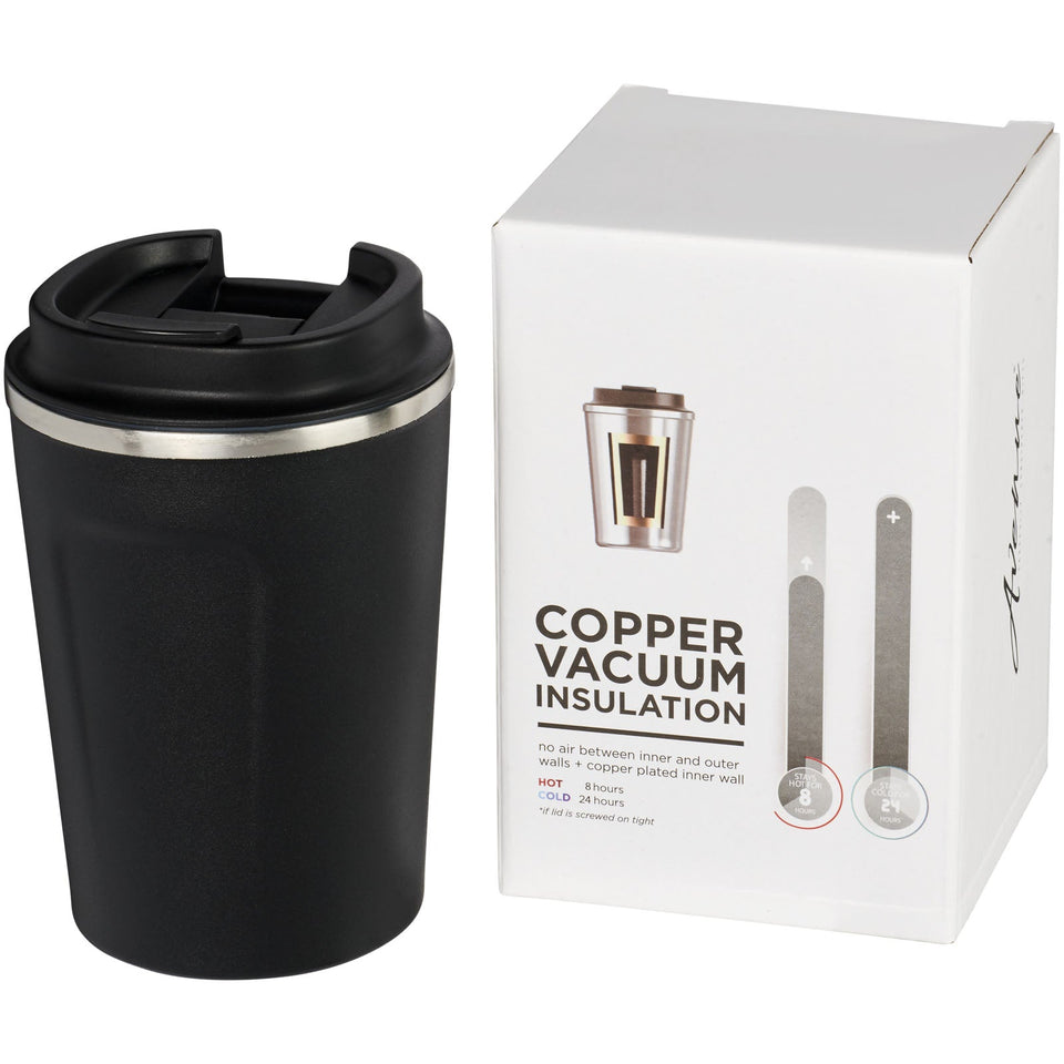 Bicchiere Thor con isolamento sottovuoto in rame a tenuta stagna da 360 ml personalizzato con logo - Pubblienne