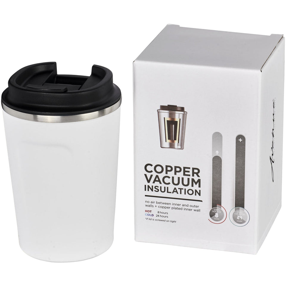 Bicchiere Thor con isolamento sottovuoto in rame a tenuta stagna da 360 ml personalizzato con logo - Pubblienne