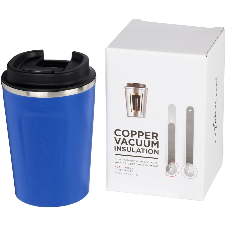 Bicchiere Thor con isolamento sottovuoto in rame a tenuta stagna da 360 ml personalizzato con logo - Pubblienne