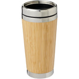 Bicchiere Bambus da 450 ml con esterno in bambù personalizzato con logo - Pubblienne