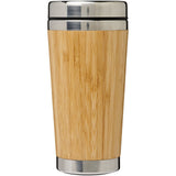Bicchiere Bambus da 450 ml con esterno in bambù personalizzato con logo - Pubblienne
