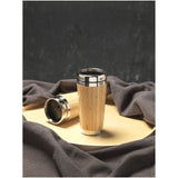 Bicchiere Bambus da 450 ml con esterno in bambù personalizzato con logo - Pubblienne