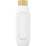 Borraccia in vetro borosilicato da 600 ml con impugnatura in silicone Tidan personalizzato con logo - Pubblienne
