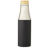 Borraccia termica in acciaio inossidabile con isolamento sottovuoto in rame e coperchio in bambù da 540 ml Hulan personalizzato con logo - Pubblienne