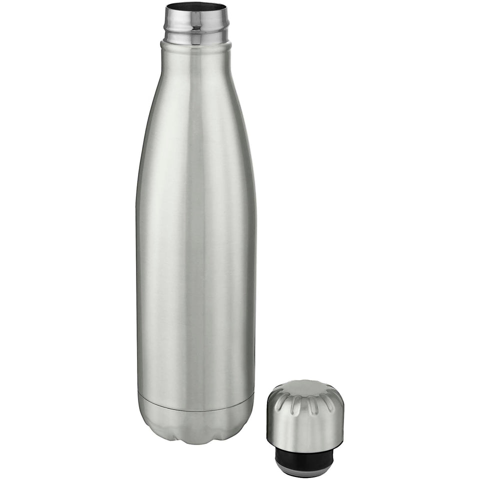 Borraccia termica in acciaio inossidabile con isolamento sottovuoto da 500 ml Cove personalizzato con logo - Pubblienne