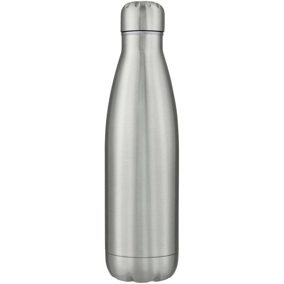 Borraccia termica in acciaio inossidabile con isolamento sottovuoto da 500 ml Cove personalizzato con logo - Pubblienne