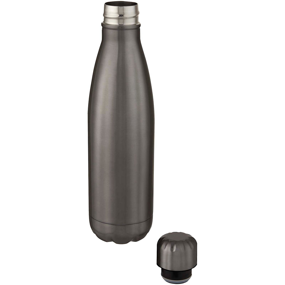 Borraccia termica in acciaio inossidabile con isolamento sottovuoto da 500 ml Cove personalizzato con logo - Pubblienne