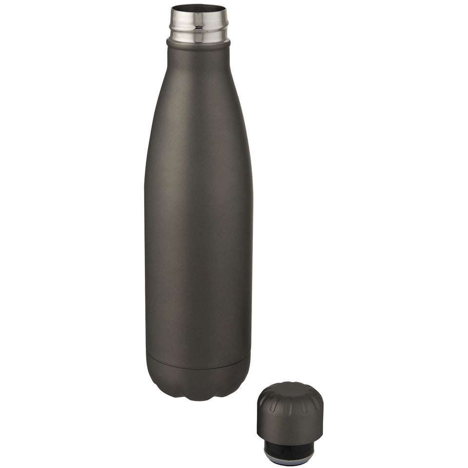 Borraccia termica in acciaio inossidabile con isolamento sottovuoto da 500 ml Cove personalizzato con logo - Pubblienne