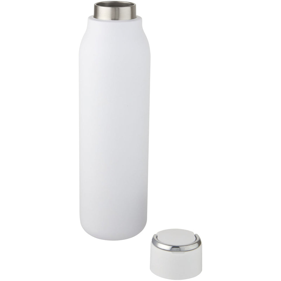 Bottiglia Marka da 600 ml con isolamento sottovuoto in rame e anello in metallo personalizzato con logo - Pubblienne
