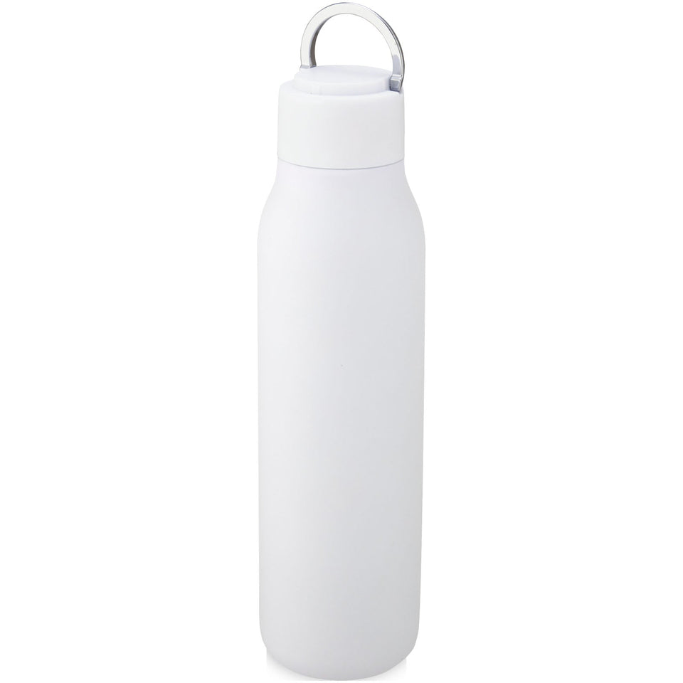 Bottiglia Marka da 600 ml con isolamento sottovuoto in rame e anello in metallo personalizzato con logo - Pubblienne