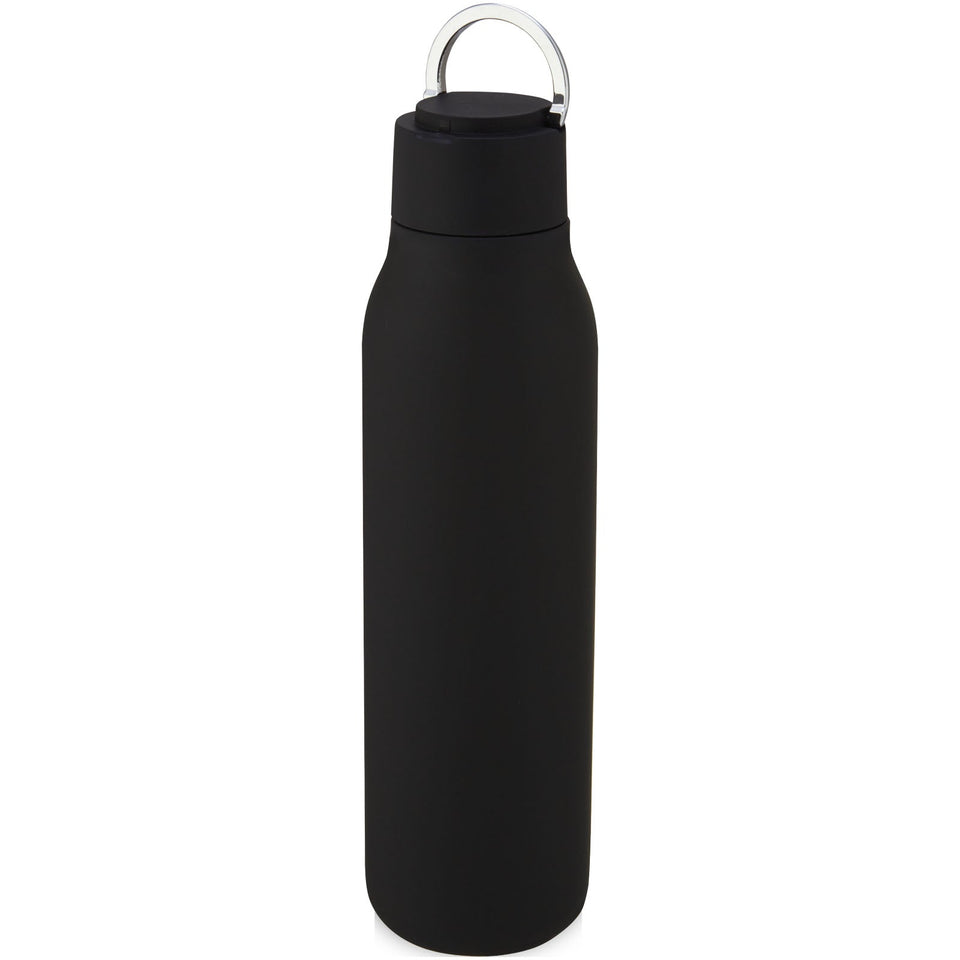 Bottiglia Marka da 600 ml con isolamento sottovuoto in rame e anello in metallo personalizzato con logo - Pubblienne