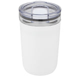Bicchiere Bello da 420 ml in vetro con parete esterna in plastica riciclata personalizzato con logo - Pubblienne