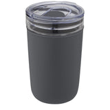 Bicchiere Bello da 420 ml in vetro con parete esterna in plastica riciclata personalizzato con logo - Pubblienne