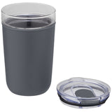 Bicchiere Bello da 420 ml in vetro con parete esterna in plastica riciclata personalizzato con logo - Pubblienne