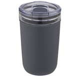 Bicchiere Bello da 420 ml in vetro con parete esterna in plastica riciclata personalizzato con logo - Pubblienne