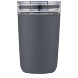 Bicchiere Bello da 420 ml in vetro con parete esterna in plastica riciclata personalizzato con logo - Pubblienne