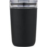 Bicchiere Bello da 420 ml in vetro con parete esterna in plastica riciclata personalizzato con logo - Pubblienne
