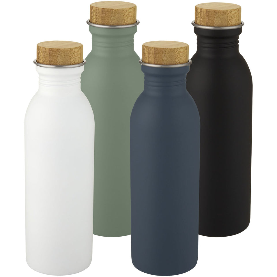 Borraccia sportiva Kalix da 650 ml in acciaio inossidabile personalizzato con logo - Pubblienne