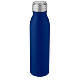Borraccia sportiva Harper da 700 ml in acciaio inossidabile con anello in metallo personalizzato con logo - Pubblienne