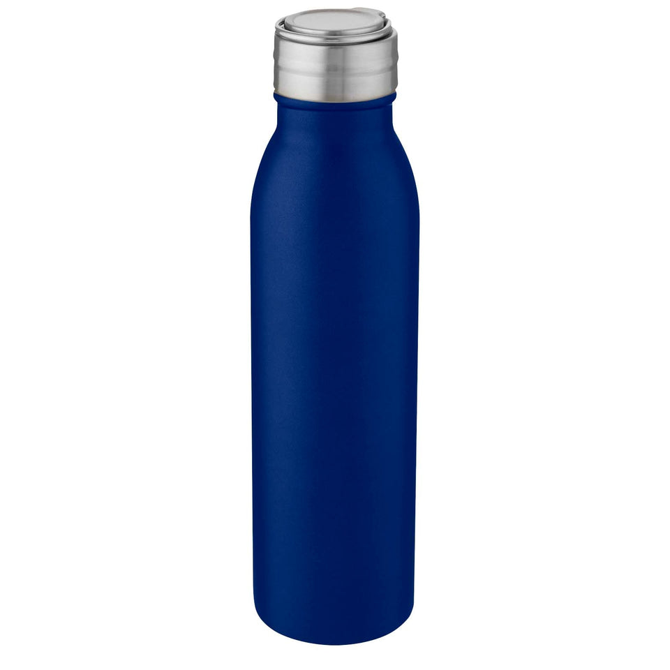 Borraccia sportiva Harper da 700 ml in acciaio inossidabile con anello in metallo personalizzato con logo - Pubblienne